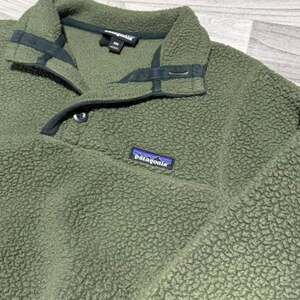 Vintage Patagonia Green Snap-T Fleece Pullover - Women's XXS - Granola Core
